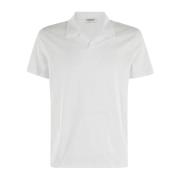 Klassieke Polo Shirt voor Mannen Dondup , White , Heren