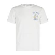 Klassiek Katoenen T-Shirt MC2 Saint Barth , White , Heren