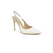 Crème Leren Pumps Ss24 Ninalilou , Beige , Dames