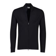 Zwart Heren Vest met Rits Profuomo , Black , Heren