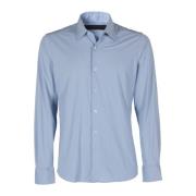 Jacquard Overhemd voor Stijlvolle Mannen RRD , Blue , Heren
