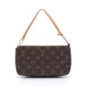 Pre-owned Leather handbags Louis Vuitton Vintage , Brown , Dames