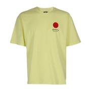 Japanse Zon Levering T-Shirt Edwin , Green , Heren