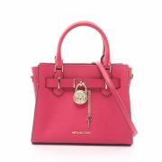 Pre-owned Leather handbags Michael Kors Pre-owned , Pink , Dames