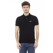 Trend Zwart Katoenen Polo Shirt Baldinini , Black , Heren