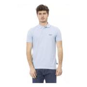 Heren Polo Shirt met Borduurwerk Baldinini , Blue , Heren