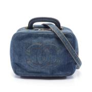 Pre-owned Denim chanel-bags Chanel Vintage , Blue , Dames