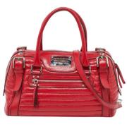 Pre-owned Leather handbags Dolce & Gabbana Pre-owned , Red , Dames