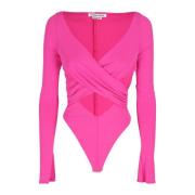 Stijlvolle Lange Mouwen Shirt Alessandro Vigilante , Pink , Dames