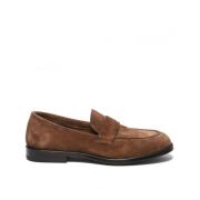 Zachte suède loafers in tan Alexander Hotto , Brown , Heren