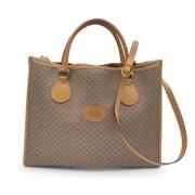 Pre-owned Leather totes Gucci Vintage , Brown , Dames