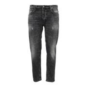 Stijlvolle Denim Jeans voor Mannen Dondup , Black , Heren