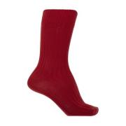Socks with logo Ami Paris , Red , Heren