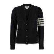 Zwarte Gebreide Trui met D3 Trips Thom Browne , Black , Dames