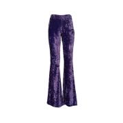 Paarse Broek voor Dames Aw23 Aniye By , Purple , Dames