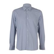 Jacquard Oxford Overhemd RRD , Blue , Heren