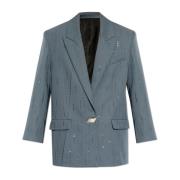 Blazer met Applicaties The Attico , Gray , Dames