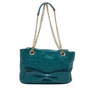Pre-owned Leather shoulder-bags Carolina Herrera Pre-owned , Green , D...