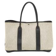 Pre-owned Leather totes Hermès Vintage , Beige , Dames