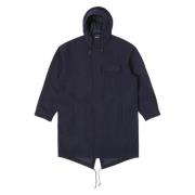 Cruiser Parka Jas Universal Works , Blue , Heren