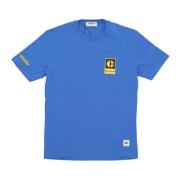 Block C Logo Tee Skydiver CAT , Blue , Heren