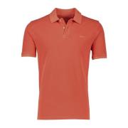 Kleurrijke Polo Korte Mouw Oranje Gant , Orange , Heren