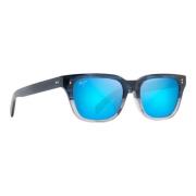 Blauwe Hawaii Zonnebril Vierkant Transparant Maui Jim , Blue , Unisex