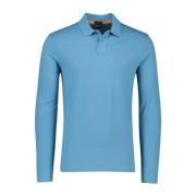 Blauwe Polo met Lange Mouwen Hugo Boss , Blue , Heren