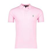 Roze Slim Fit Polo Shirt Ralph Lauren , Pink , Heren