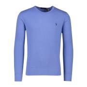 Moderne Sweater Lichtblauw Katoen Ralph Lauren , Blue , Heren