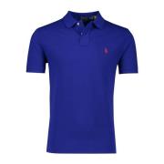 Donkerblauw Polo T-shirt met korte mouwen Ralph Lauren , Blue , Heren