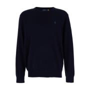 Blauwe Crew Neck Sweater Katoen Kasjmier Polo Ralph Lauren , Blue , He...