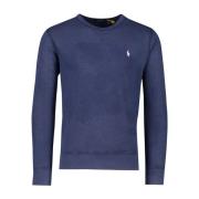 Moderne Donkerblauwe Trui Ralph Lauren , Blue , Heren