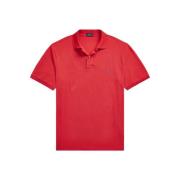 Rode poloshirt met korte mouwen Ralph Lauren , Red , Heren