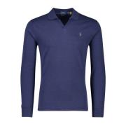 Donkerblauw Polo Shirt Lange Mouw Ralph Lauren , Blue , Heren