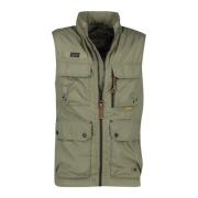 Groene Zomer Bodywarmer Camel Active , Green , Heren