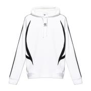 Sweatshirt met logo Adidas Originals , White , Heren