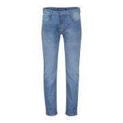 Lichtblauwe Zomer Jeans 5-Pocket Fit MAC , Blue , Heren