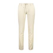 Beige Chino Broek Slim Fit Alberto , Beige , Heren