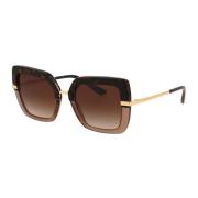 Stijlvolle Zonnebril 0Dg4373 Dolce & Gabbana , Brown , Dames