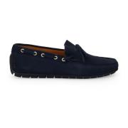 Blauwe Mocassins Zomerstijl Sangiorgio , Blue , Heren