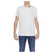 Witte Korte Mouw T-Shirt Heren Alviero Martini 1a Classe , White , Her...