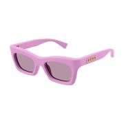 Vlinderstijl Zonnebril Gucci , Pink , Dames