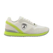 Suede Stoffen Sneakers Rubberen Zool Automobili Lamborghini , Multicol...