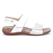 Comfort Sandalen Wit Moderne Stijl Mephisto , White , Dames