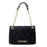 Gouden Schoudertas Love Moschino , Black , Dames