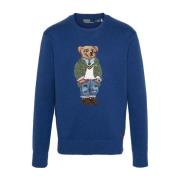 Blauwe Polo Bear Sweater Ralph Lauren , Blue , Heren