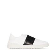 Witte Sneakers met Rockstud Detailing Valentino Garavani , White , Her...