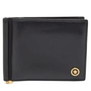 Pre-owned Leather wallets Versace Pre-owned , Black , Heren