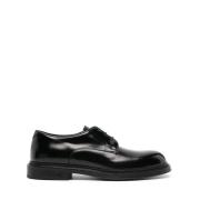 Zwarte Derby Vitelloi Spa Schoenen Emporio Armani , Black , Heren